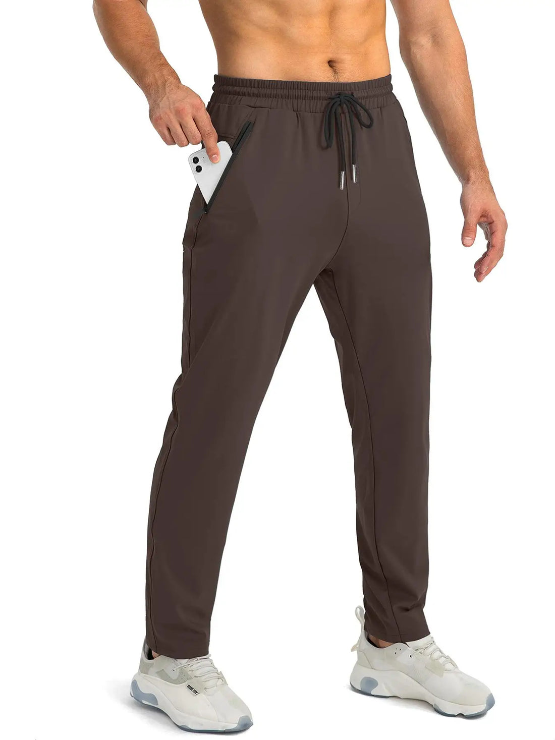 Men's sports pants, quick drying, loose fit, spring and summer running, outdoor casual pants, workwear