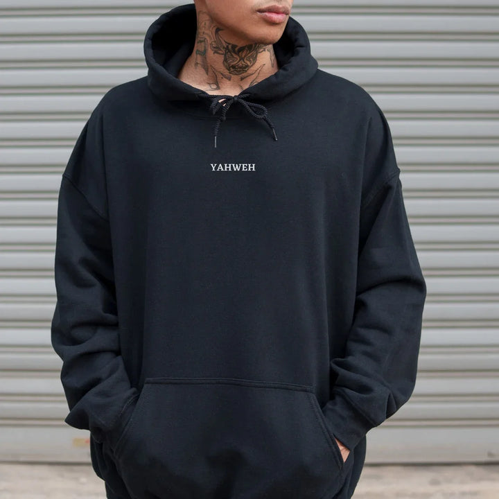 Men's Christian YAHWEH Hoodies Jesus Hombre Fashion Popular Streetwear Letter Slogan Printed Women Unisex Hooded Sweatshirts - ATFH