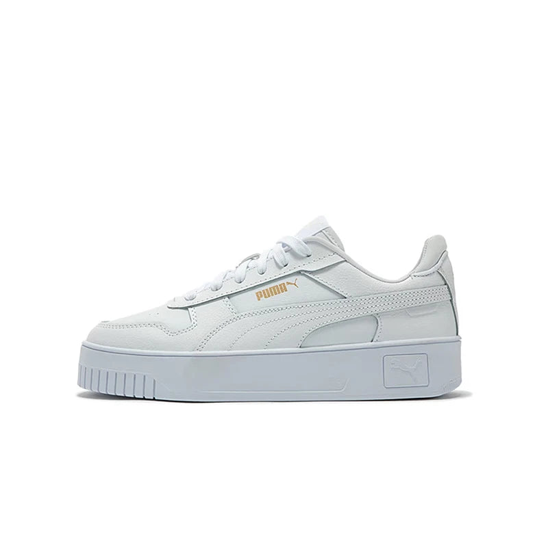 Puma Carina Street: Comfortable, Minimalist, High-Quality, Durable, Non-Slip Low-Top Sneakers for Women – White  389390-01