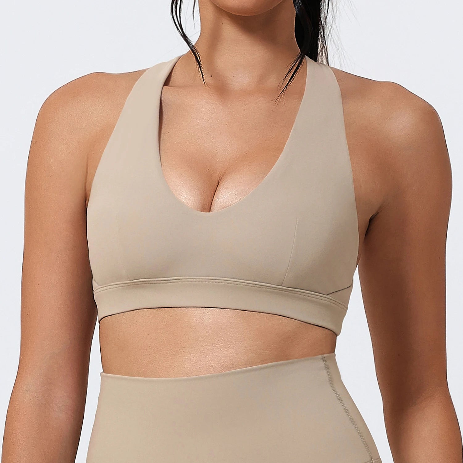 Hearuisavy Summer Women Sports Bra Pilates Yoga Bra Gym Underwear Running Shock Proof Breathable Quick-Dry Fitness Top For Girls - ATFH
