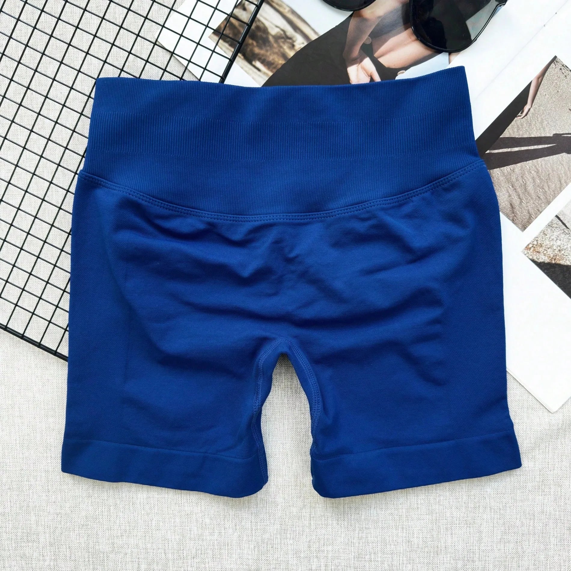 Seamless Yoga Workout Shorts for Women Low Waist Butt Lift Biker Shorts Gym Fitness Activewear Sports Training Shorts