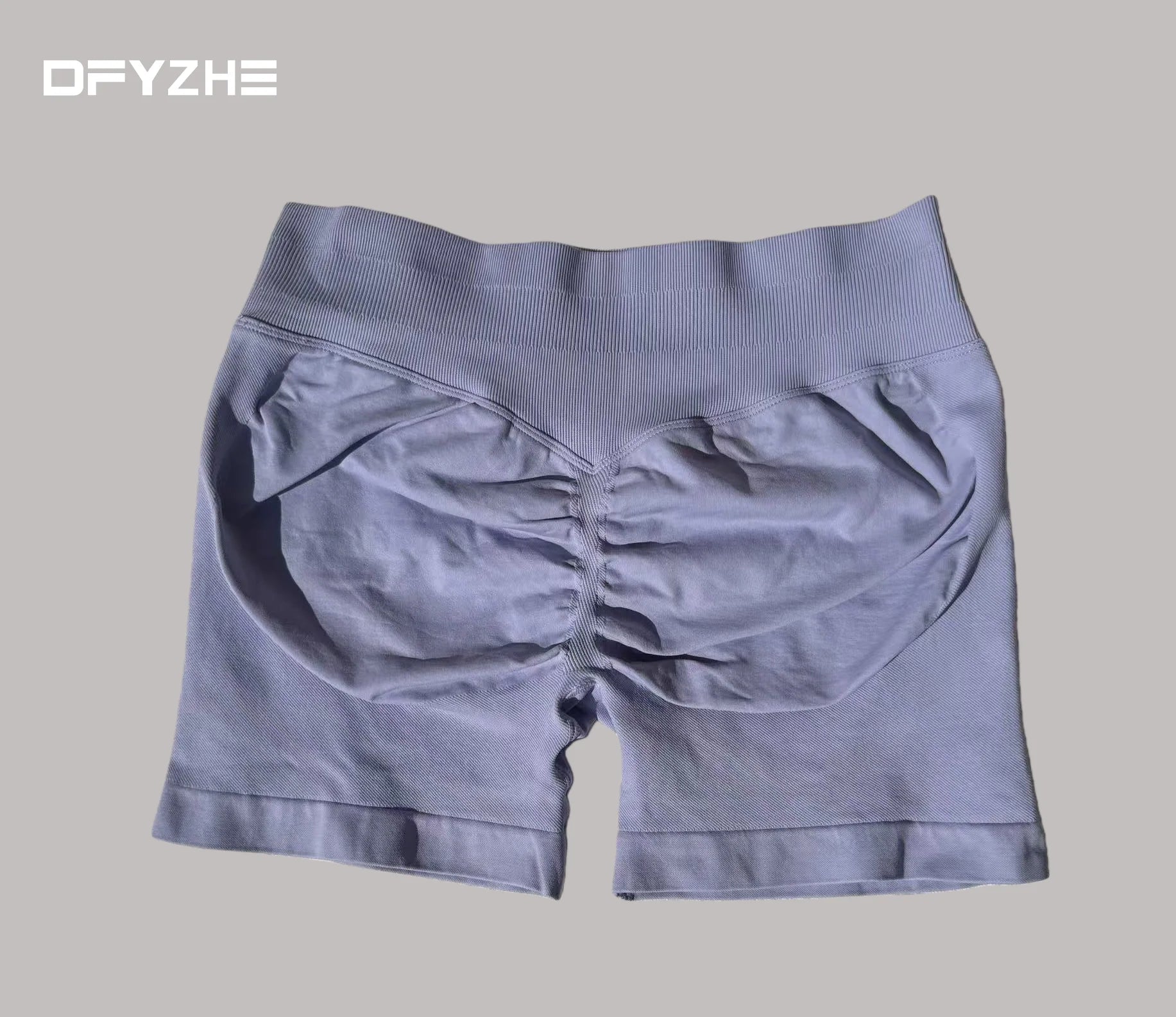 DFYZHE Impact Shorts 4.5-inch Women's Fitness Exercise Bike Shorts with Low Rib Belt Fitness Tight corset Hip Yoga Seamless Tigh Tahsi Fashion House