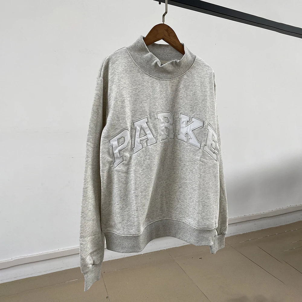Rowan AAPKY035 Women O-Neck Long Sleeve Female Pullover Letter Embroidery Sweatshirts Vintage Casual Sports Lady Top 2026 - ATFH