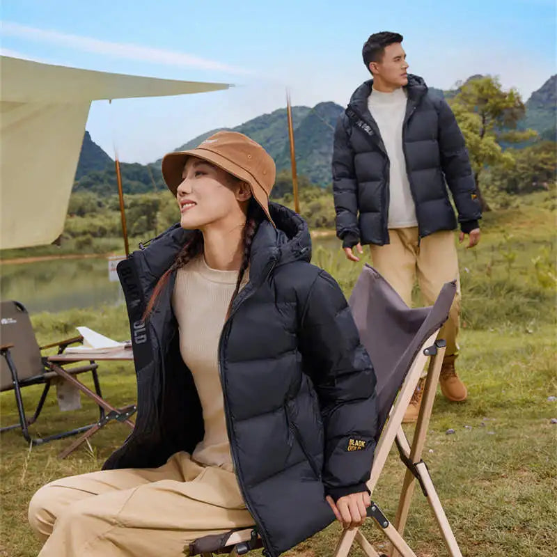 Men's Women's High-end Down Jackets Autumn Winter Outdoor Sports Travel Warm Jackets Couples