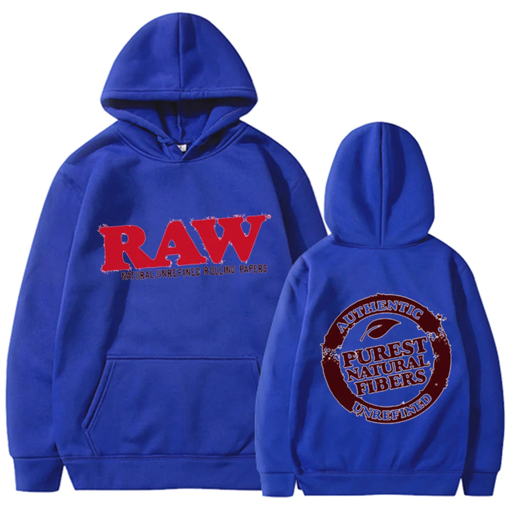 RAW 2026 Fashion Hoodie Men Sweater Fleece Hooded Harajuku Hip Hop Casual Men Ladies Hoodie High Quality Pullover Hoodie - ATFH