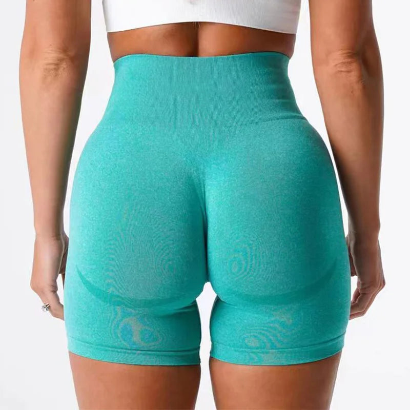 Push Up Yoga Shorts Spandex Solid Seamless Shorts Soft Workout Clothes For Women Tights Fitness Outfits Yoga Pants Gym Wear Tahsi Fashion House