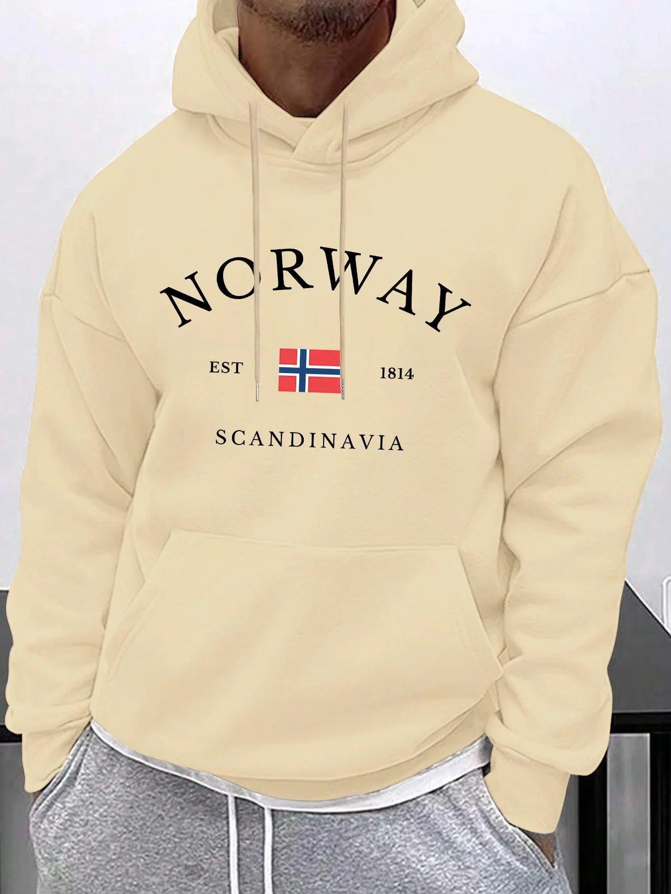 2026New Casual Fashion Comfortable Loose Long-sleeved Retro Street Hoodie Adult Men Autumn Winter Soft Warm Comfortable