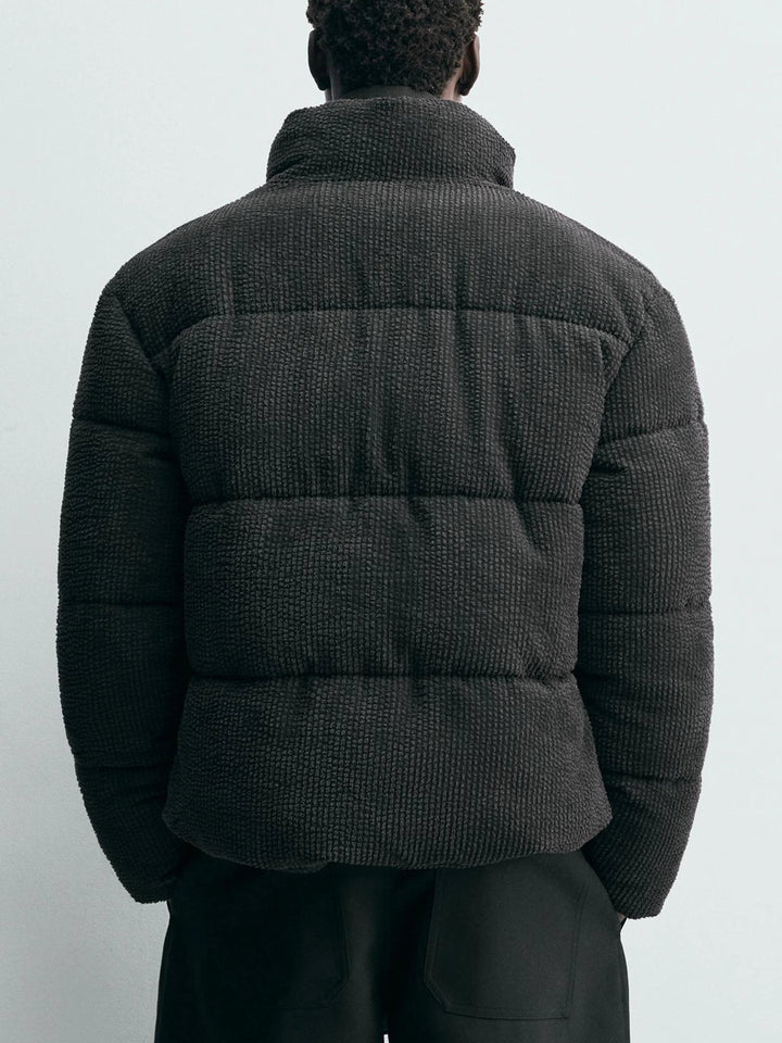 FANTASTION Vintage casual Corduroy cotton jacket short style Men's winter padded jackets high quality padding Men's jackets ATFH