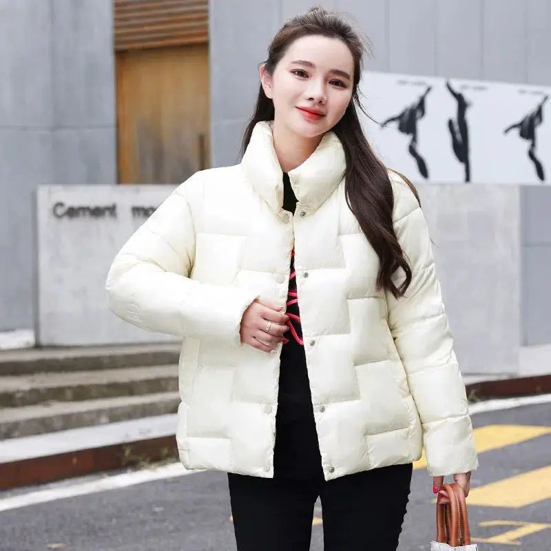 Oversize Winter Puffer Jackets For Women Female Korean Loose Long Sleeve Coats Woman Parkas Fashion Warm Coats And Jackets Women ATFH