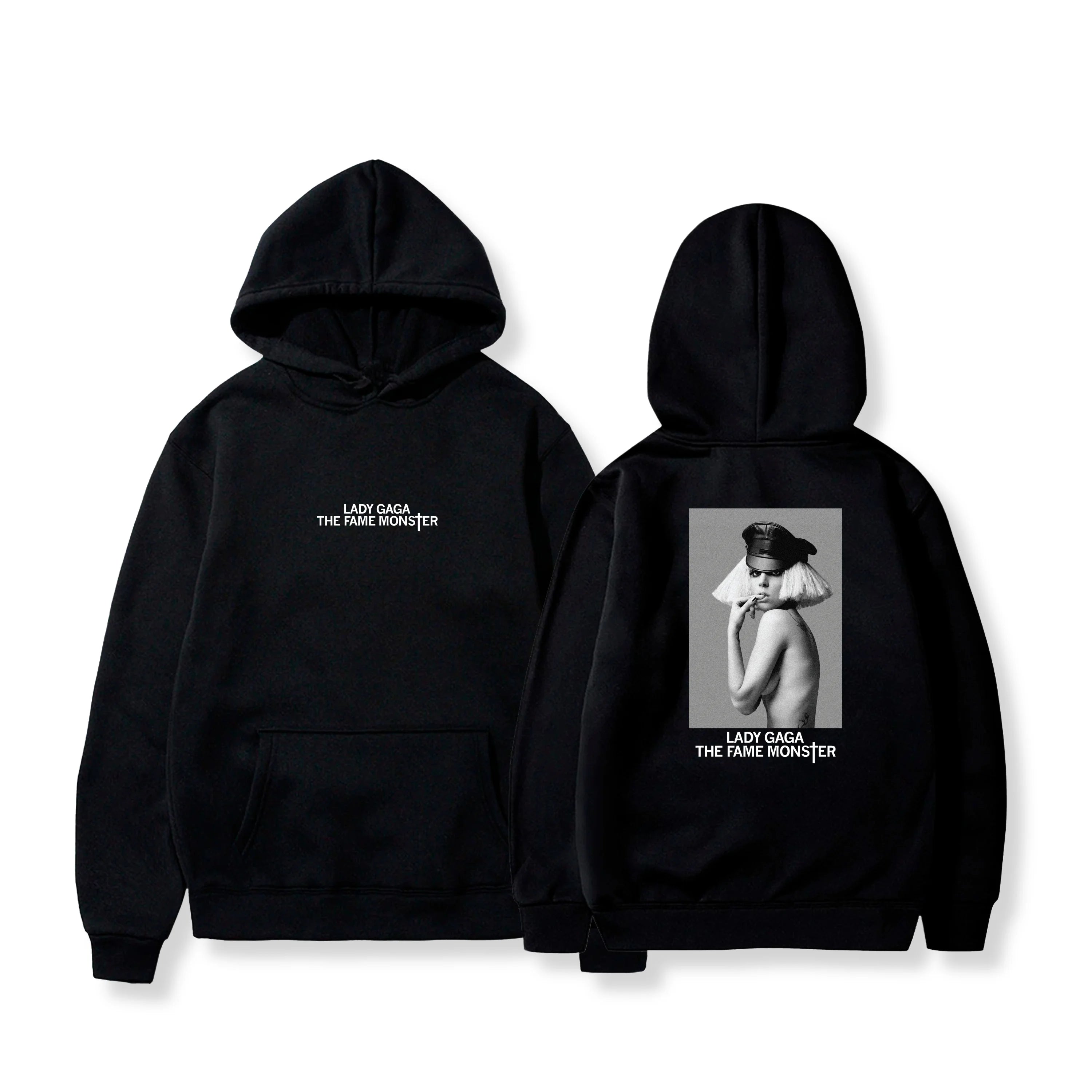 Autumn Winter Hoodies Lady Gaga Ablum Graphic Oversized Women Men Streetwear Fleece Warm Sweatshirt Female Male Tracksuits Coats - ATFH