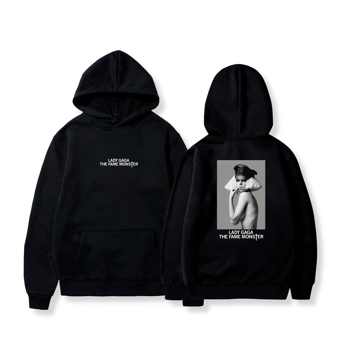 Autumn Winter Hoodies Lady Gaga Ablum Graphic Oversized Women Men Streetwear Fleece Warm Sweatshirt Female Male Tracksuits Coats - ATFH
