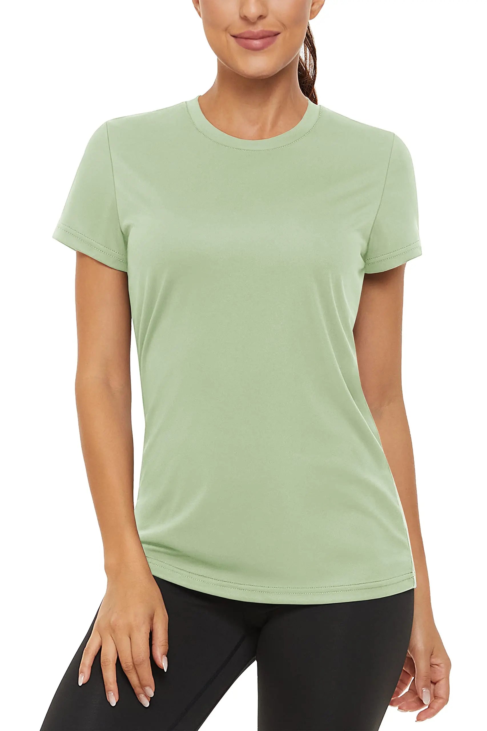 TACVASEN Summer Casual Performance T-shirts UPF 50+ Quick Dry Womens Sun Protection T-shirt Outdoor Running Swim Tee shirts Tops - ATFH