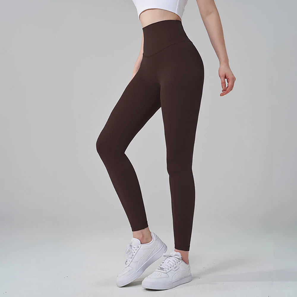 Yoga Leggings for Fitness Legging Sport Femme Back Pocket Pants Female Buttery Soft High Waist Leggins Push Up Gym Tights Women ATFH
