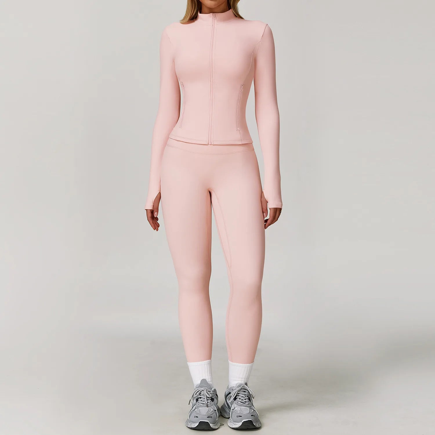 2/3PCS Yoga Suit Sports Set Gym Set Women Tracksuit Running Workout Clothes Long Sleeve Sports Bra Athletic Wear Yoga Clothing - ATFH