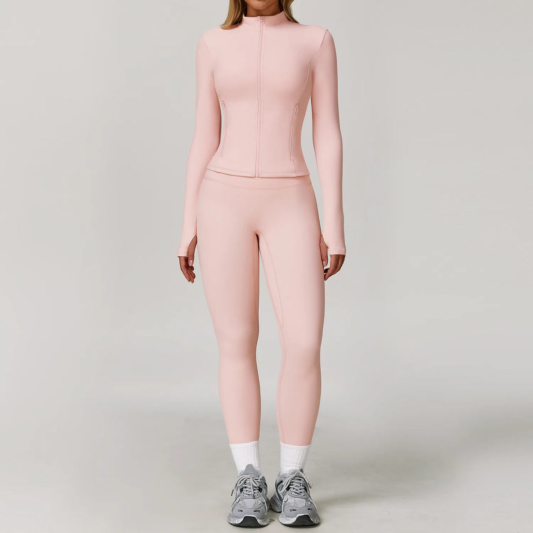 2/3PCS Yoga Suit Sports Set Gym Set Women Tracksuit Running Workout Clothes Long Sleeve Sports Bra Athletic Wear Yoga Clothing - ATFH