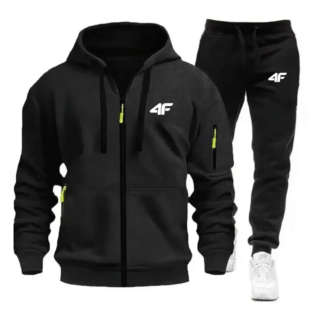 Sets for Men Two Piece Outdoors Mens Tracksuit Set Hot Sales Sportswear Man Sweatpants Hoodie Fashion Comfortable Casual Jogging - ATFH