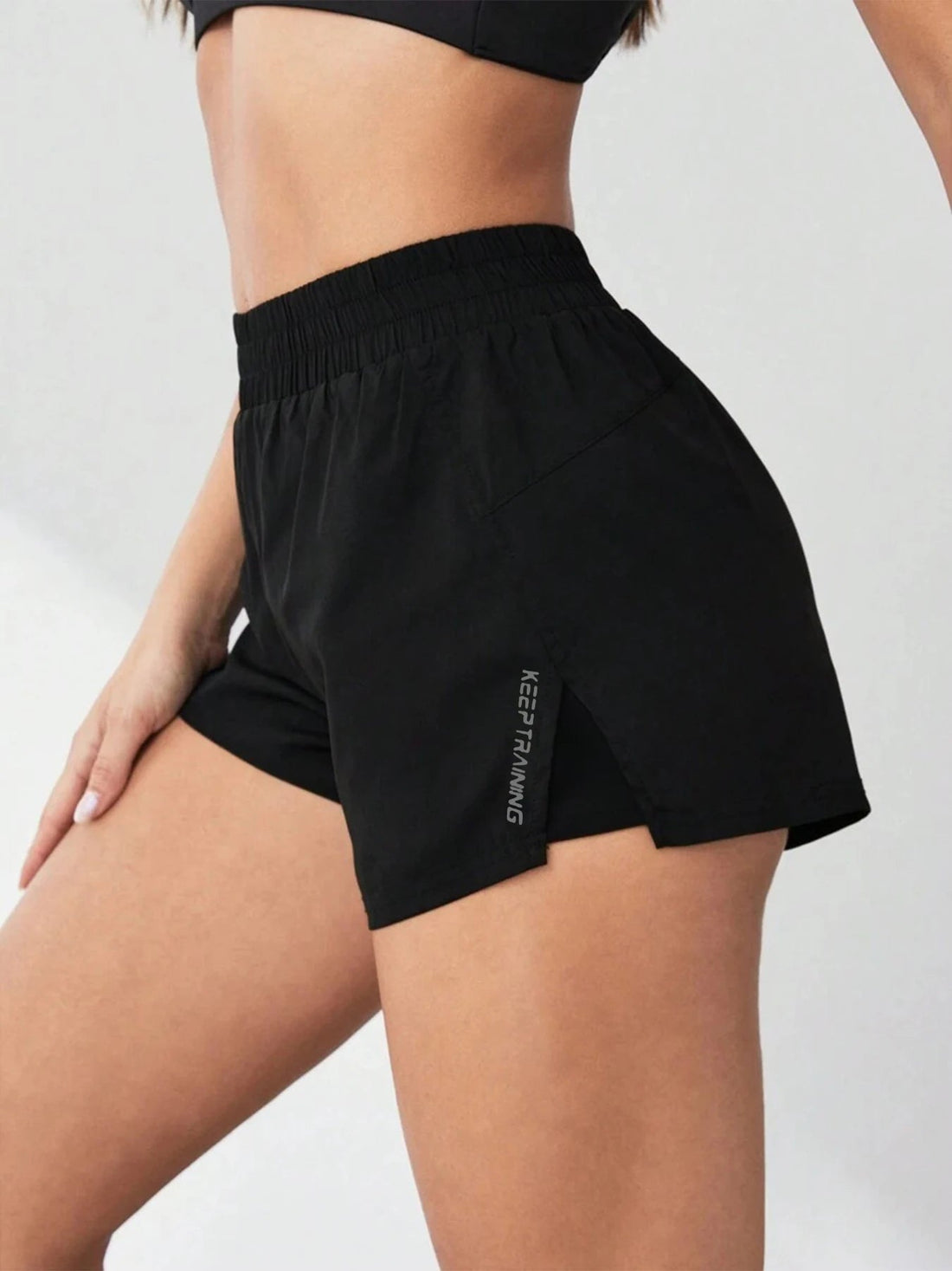 2026 New Style Faux Two-Piece Anti-Exposure Yoga Shorts Sports Shorts Running Fitness Tennis Casual Basic Sports Pants Women's Tahsi Fashion House