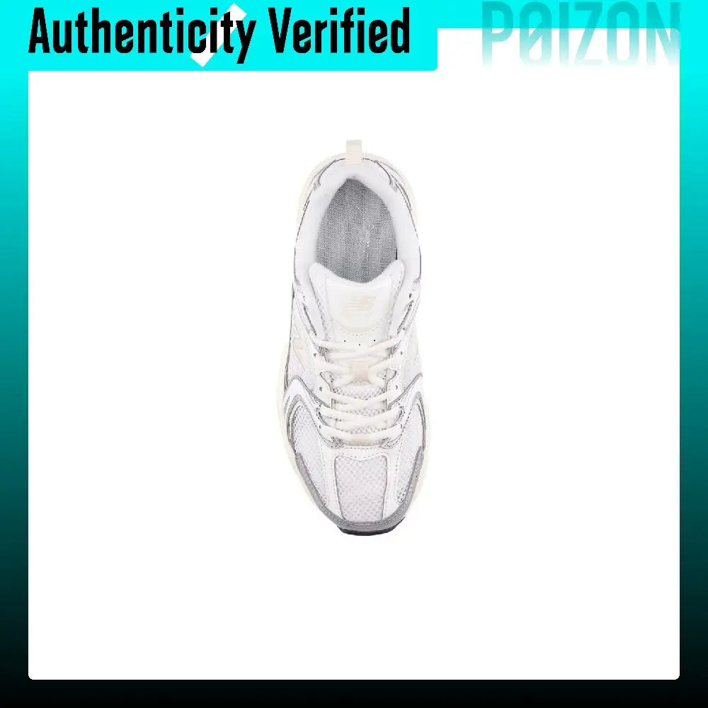New Balance NB 530 Low top Casual Running Shoes Unisex White Silver U530ESB