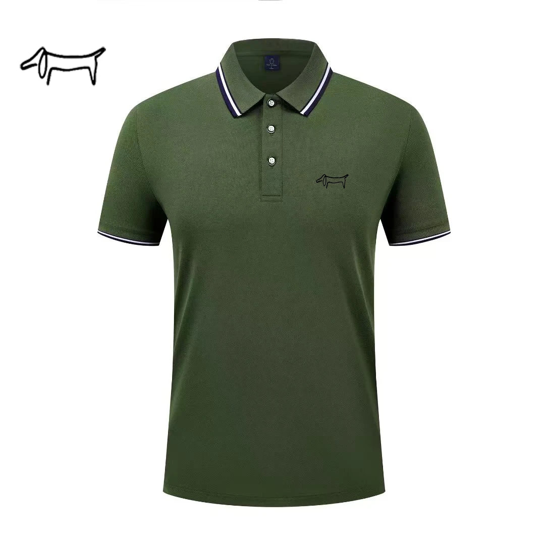 Summer New Polo Shirt Man,Light Luxury Brand Shirts,Fashion Short Sleeve Tops,Golf Wear Sports T Shirt,Men's Women Clothes