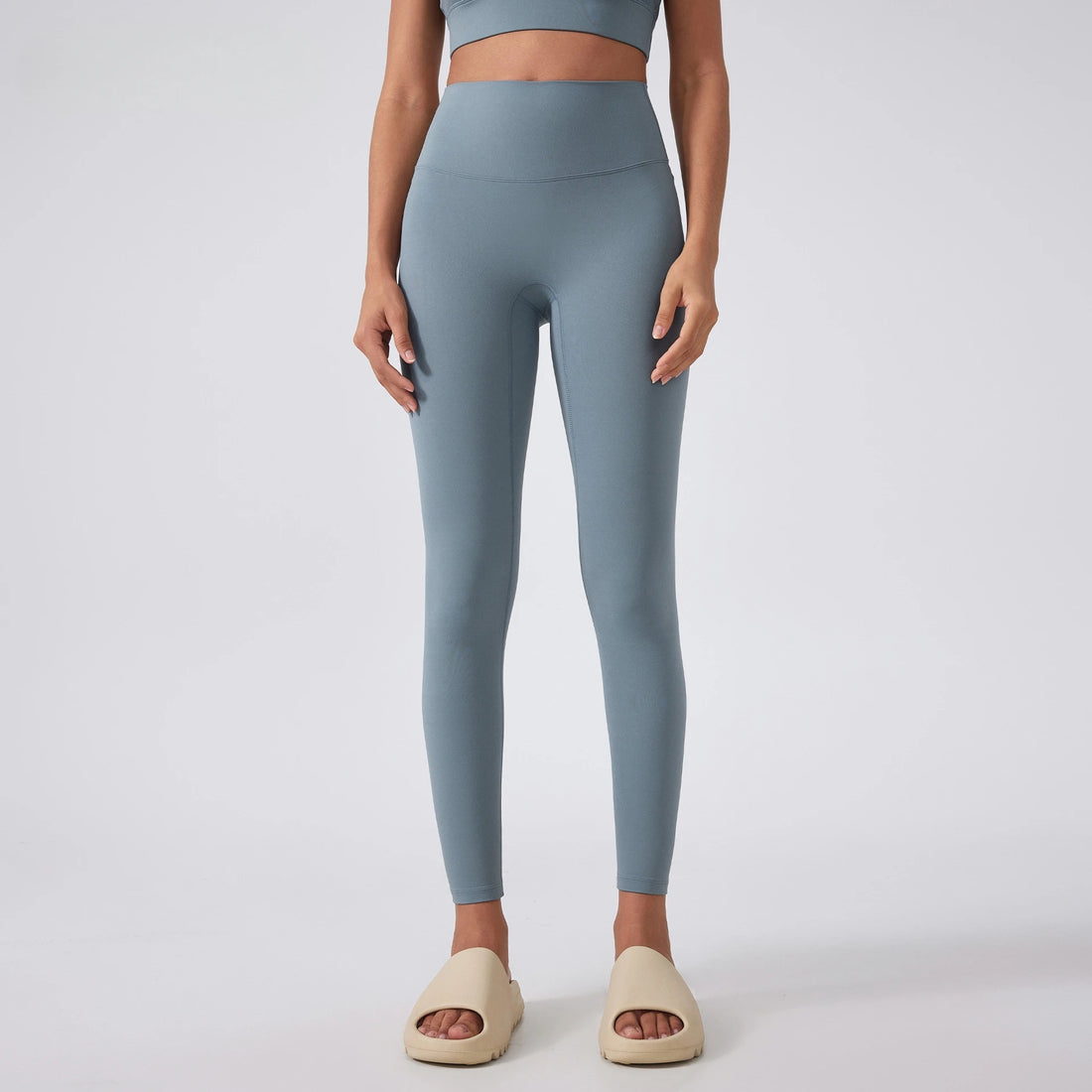 2025 New High Waist Naked Feeling Yoga Pants Women Push Up Sports Leggings Fitness Running Seamless Leggings Gym Girl Leggings - ATFH