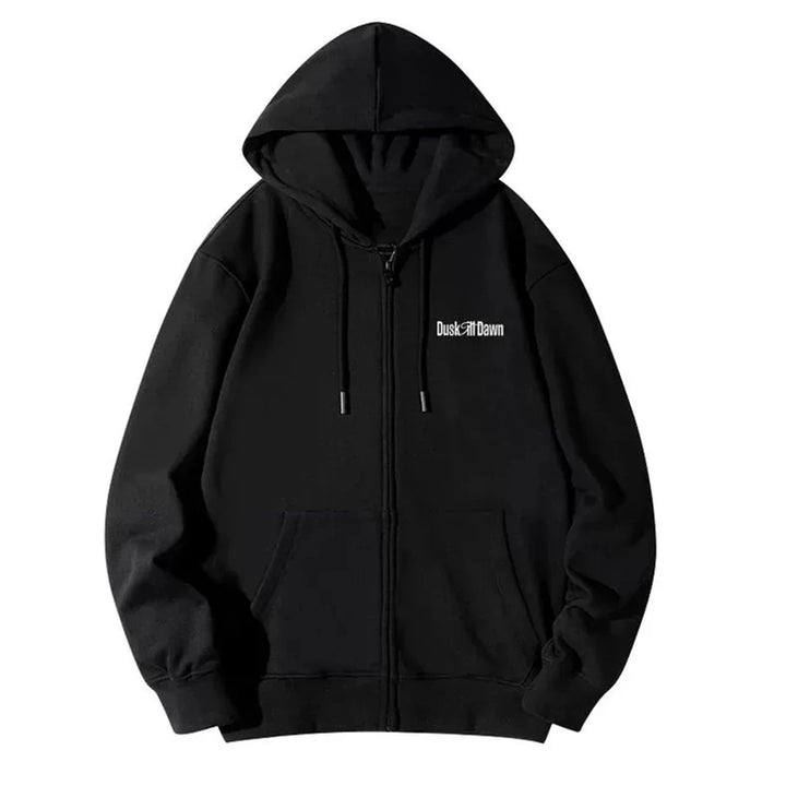 2025 K-pop Hoodie Style DuskTillDawn BLACK Hooded Sweatshirt Fan Support Wish Letter Printe Wear - ATFH