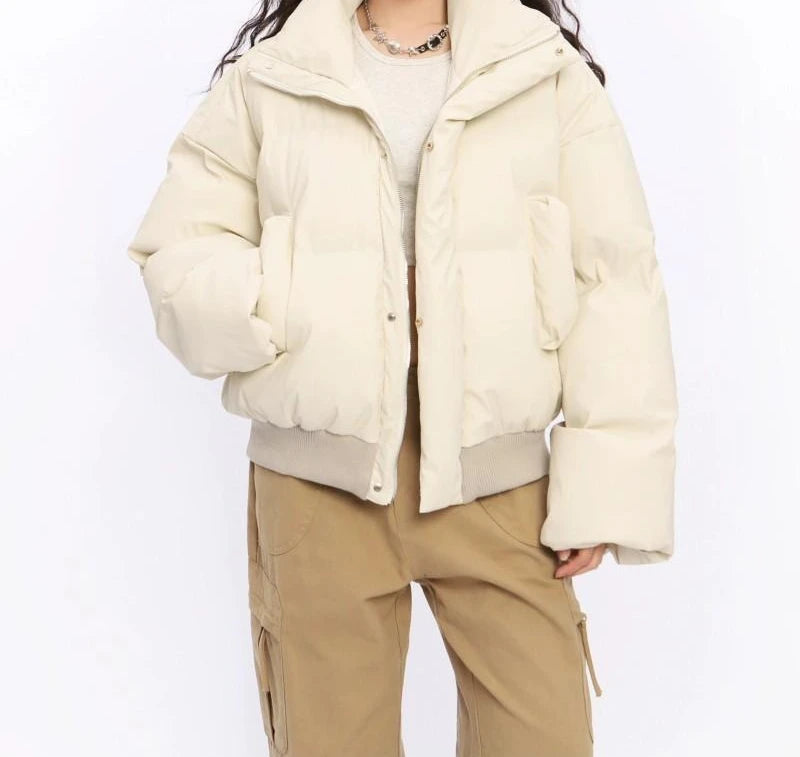 2025 New Cotton Jacket Retro Short Women's Winter Fairy Down Cotton ATFH