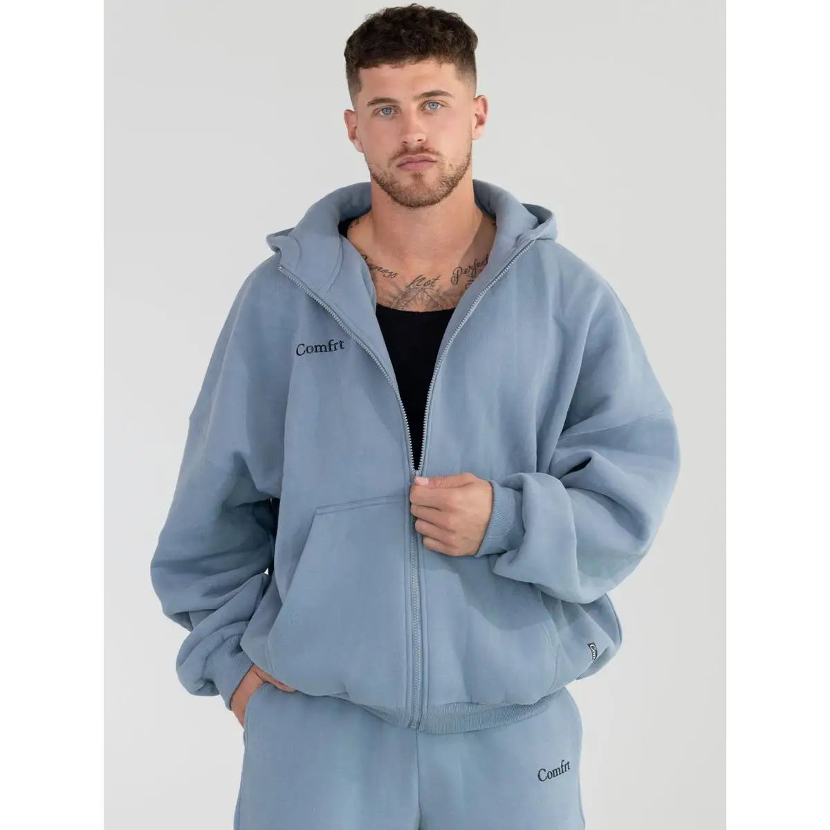 Comfort winter girls Cloud Zip Oversized Hoodie - ATFH