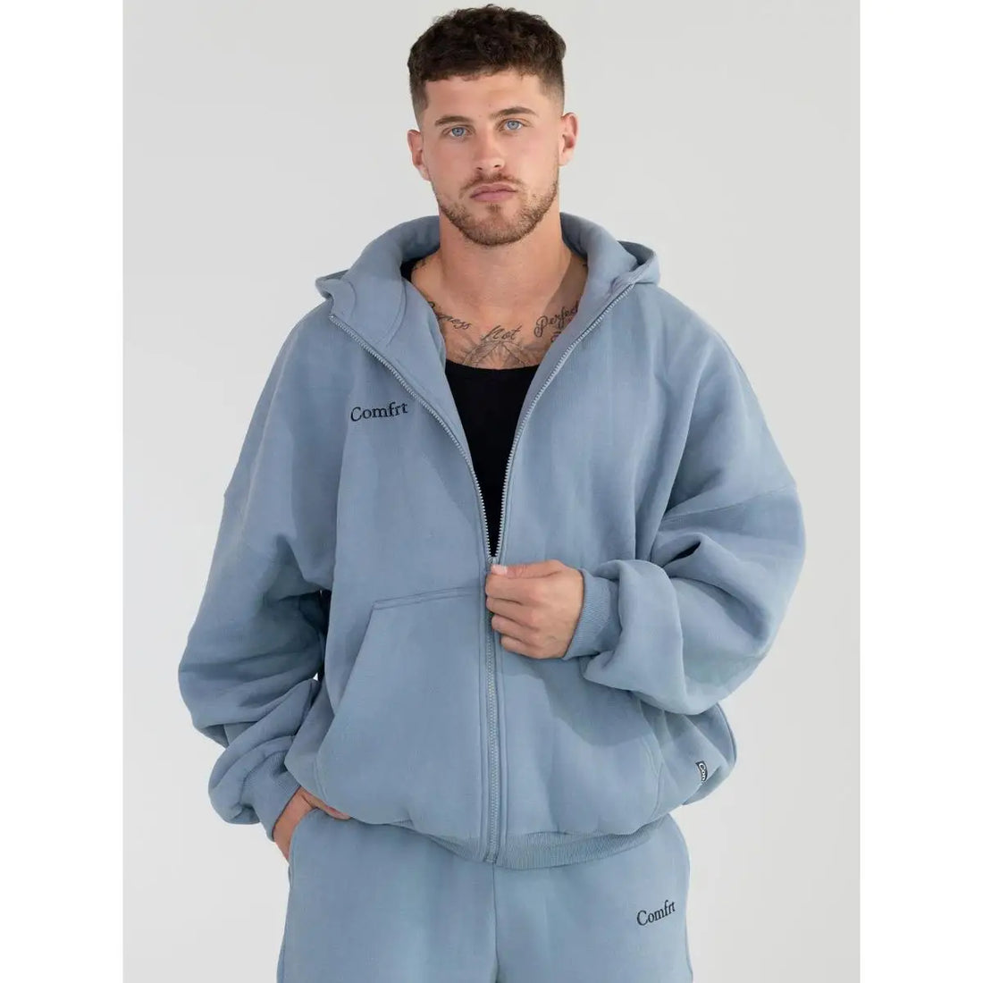 Comfort winter girls Cloud Zip Oversized Hoodie - ATFH