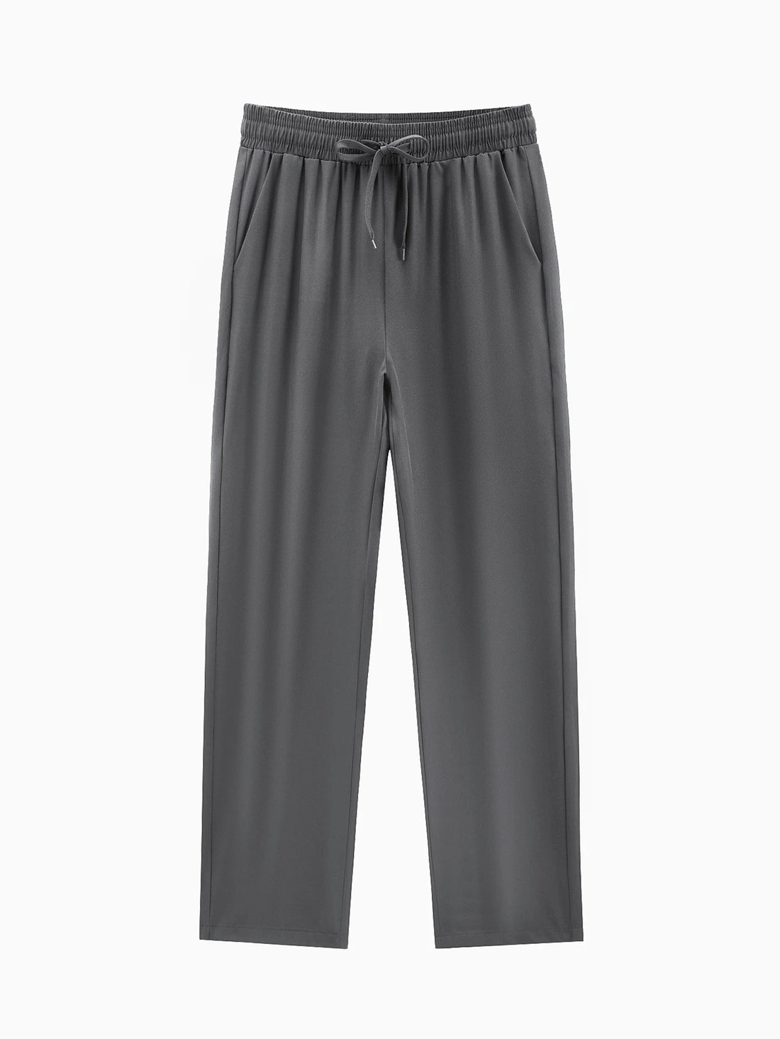 New Men's Casual Elastic Waist Pants Versatile Comfortable Fit Long Trousers