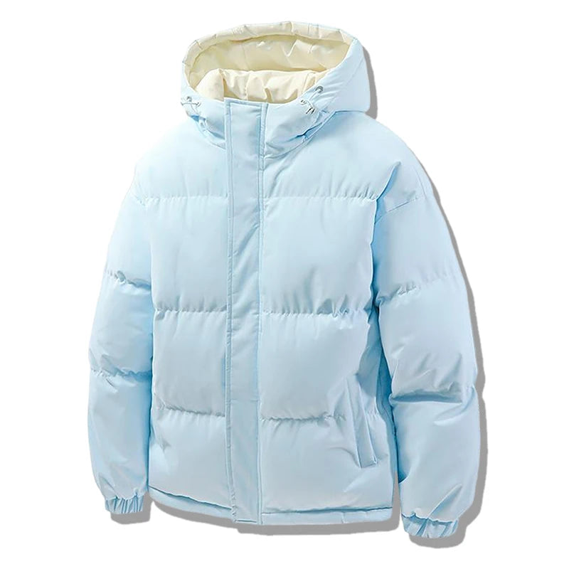 Winter Men Parkas Thick Warm Jacket Hooded Quilted Jacket Down Jacket Casual Cotton-Padded Puffer Coat Unisex Outwear