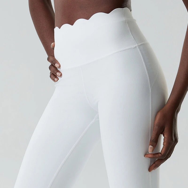 Women High Waist Yoga Pants Super Soft Stretchy Wide Leg Workout Trousers Breathable Gym Bell-bottoms Female Sportswear ATFH