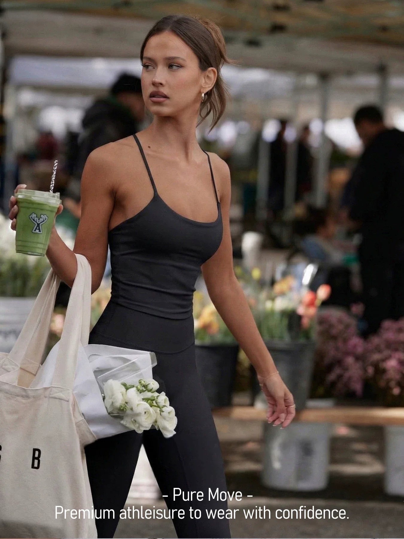 2026CSB Criss Cross Back Padded Cami Tank Top High Waist Biker Shorts Leggings Women Gym Pilates Workout Yoga Active Sportswear
