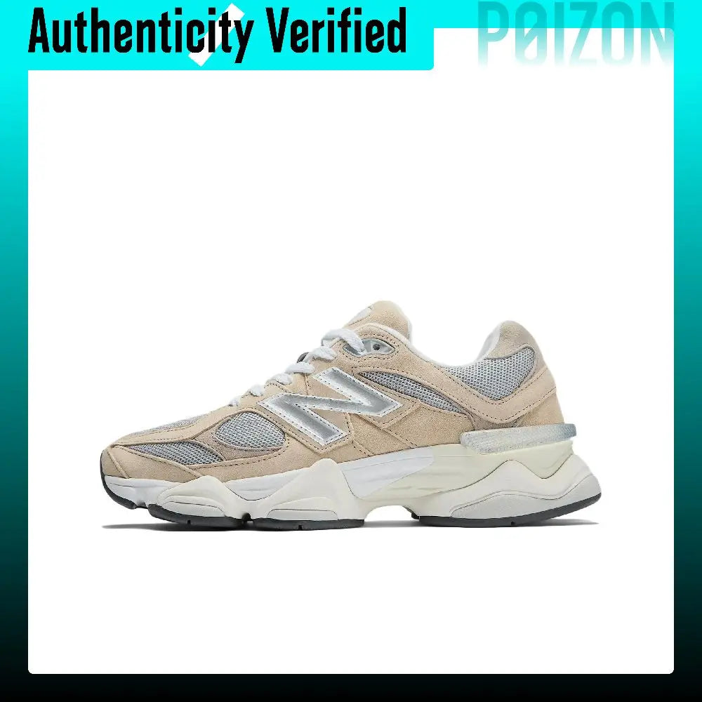 New Balance NB 9060 Running Shoes Men's Low-top Light Brown/Gray/White U9060LBD