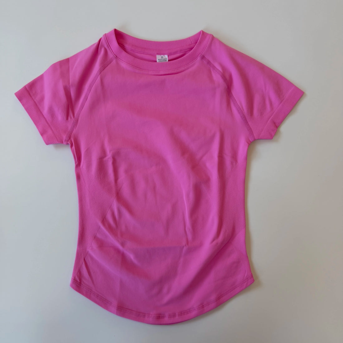 Yoga Short Sleeve Top Women Workout Gym Crop Top Light Weight Yoga Top Workout Shirt Longline Sports Stretchy Shirts - ATFH