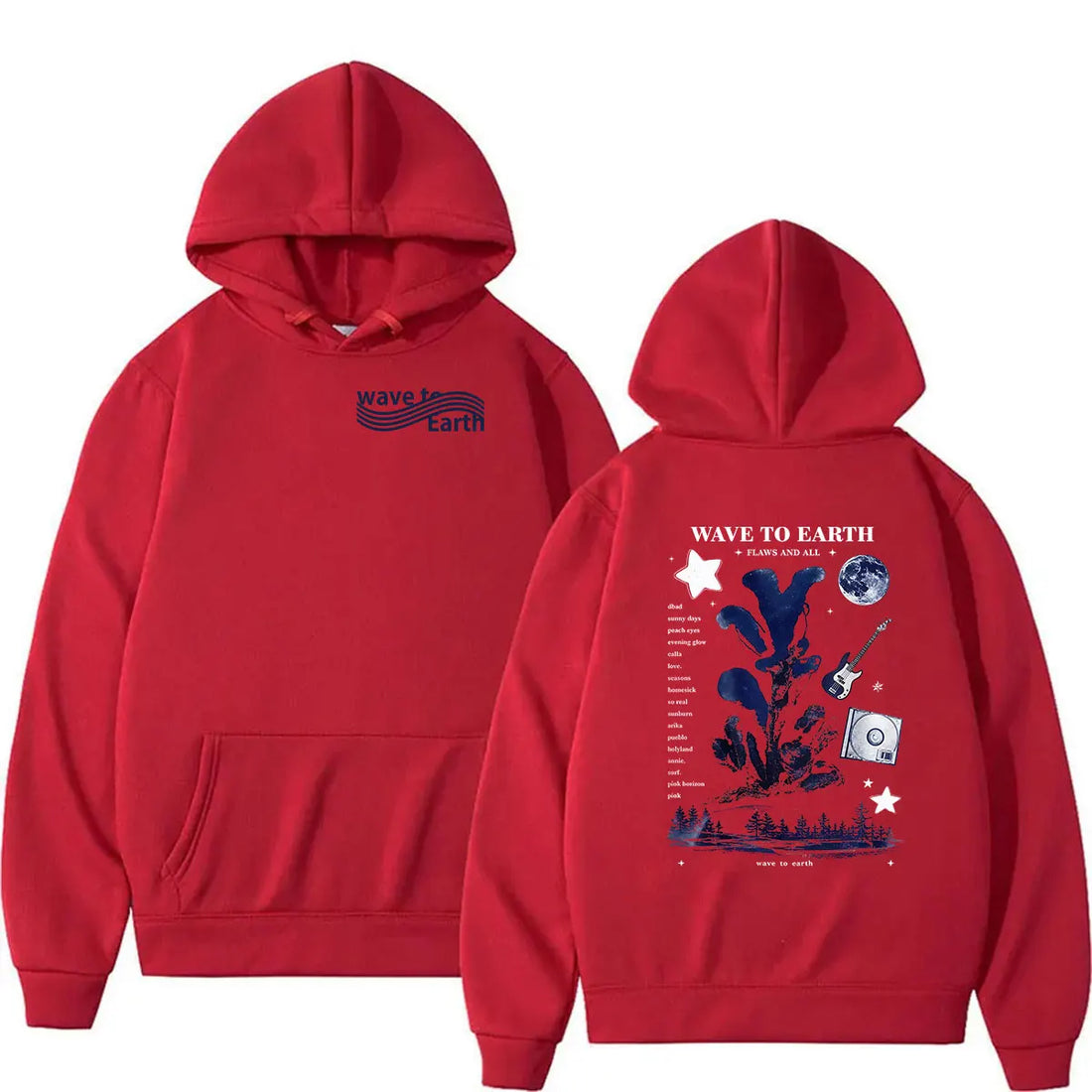 Kpop Band Wave To Earth The Pieces Tour 2026 Hoodie Men's Women Hip Hop Korean Pop Fashion Loose pullover Sweatshirt Streetwear