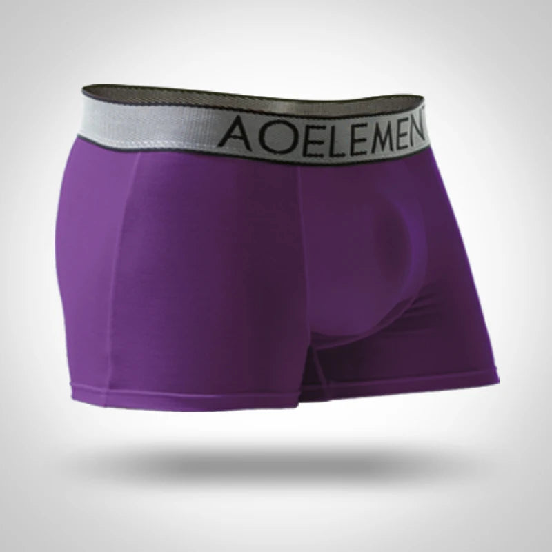 Men's Underwear U-Convex Anti-Movement Bullet Type Separated Spermatic Vein Boxer Briefs Varicose Scrotum Support Bag