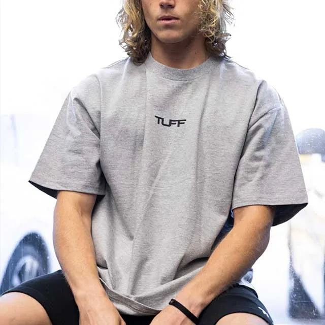 Heavyweight Oversized Gym T-Shirt _ Oversize Tee GYM Daily Fitness Can Wear Cotton T-shirt To Absorb Sweat and Breathe ATFH
