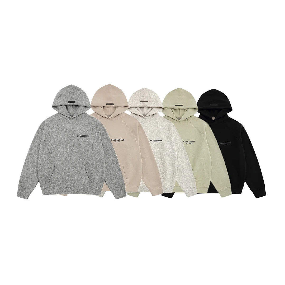 21fw Classic Brand Hoodies Double Line Small Logo Sweatshirt Loose Hoodie Men Women Fashion Cotton Brand Sweatshirts Hoodies - ATFH