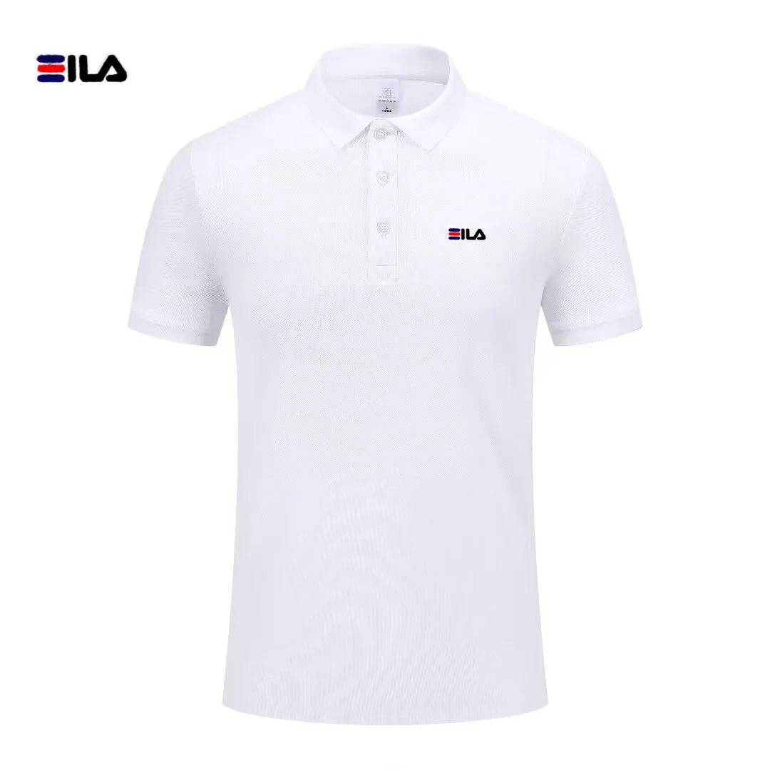 High end brand polo shirt short sleeved men's fashionable printed top summer new comfortable breathable casual lapel T-shirt