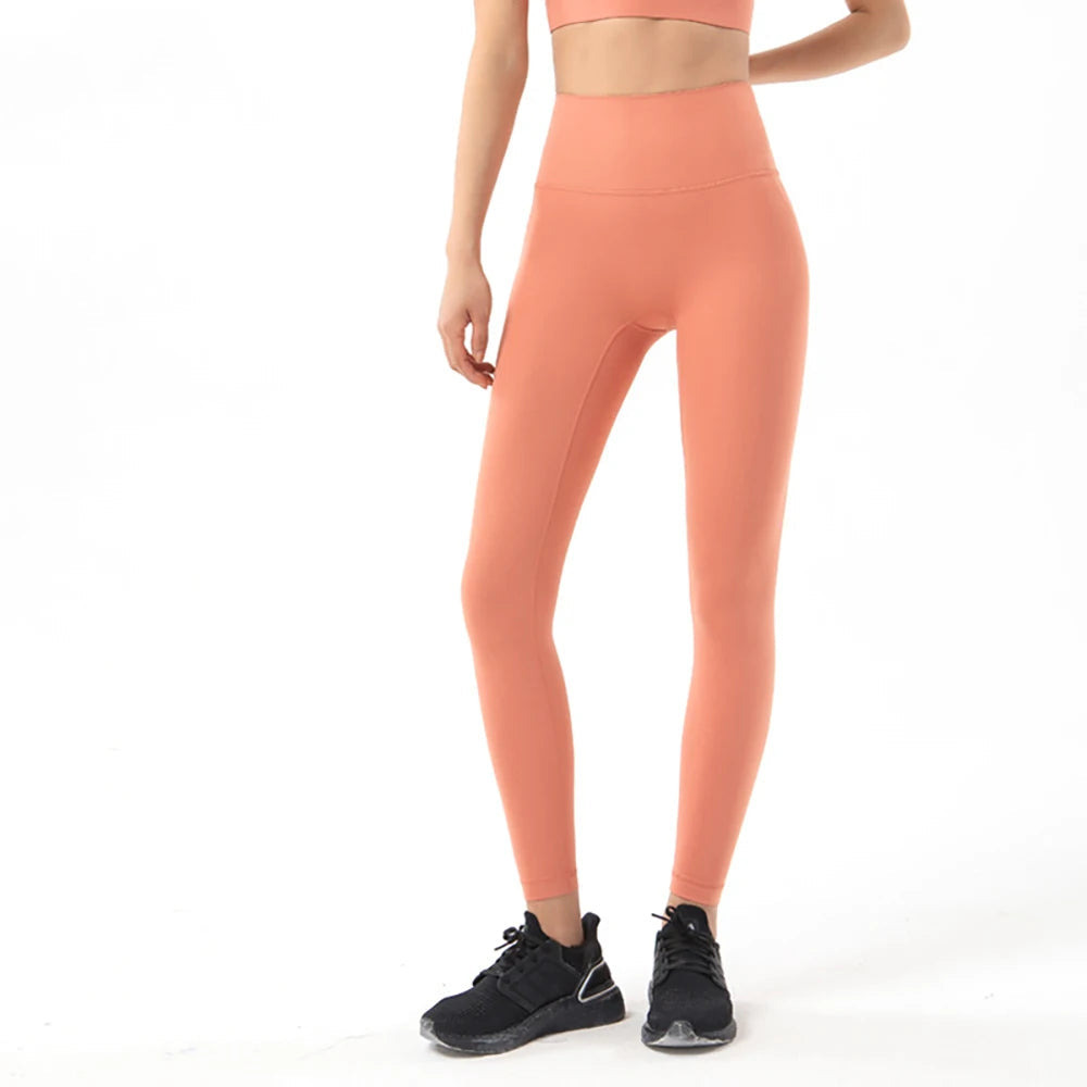 Yoga Leggings for Fitness Legging Sport Femme Back Pocket Pants Female Buttery Soft High Waist Leggins Push Up Gym Tights Women ATFH