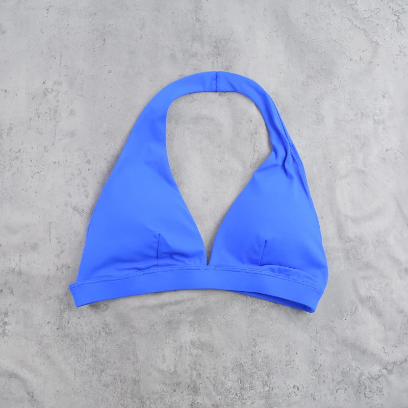 DIAS FIT JOY -Neck Hanging Neck Naked Feeling Yoga Bra for Running Fitness Cycling - Breathable Comfortable Sports Bra for Women - ATFH
