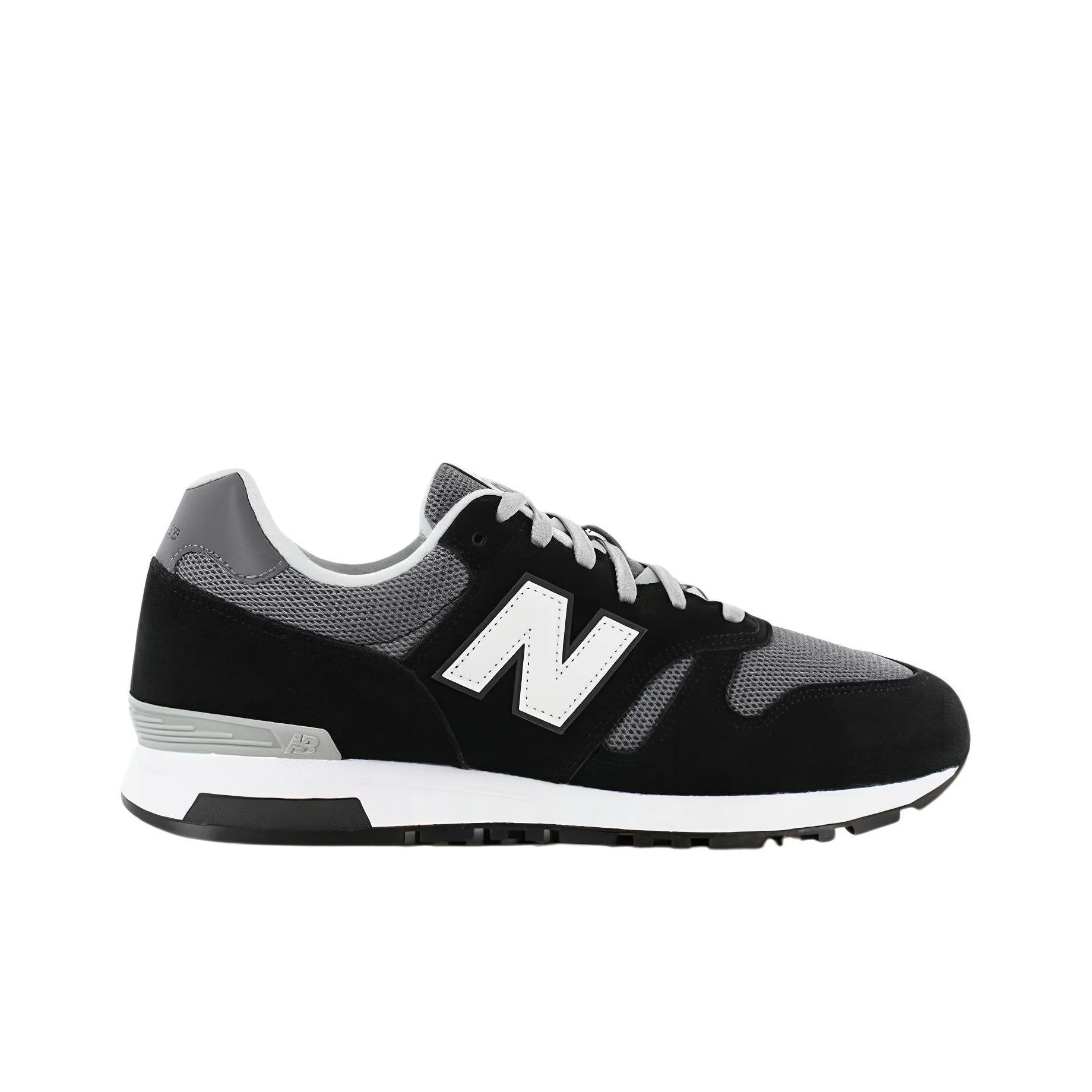 New Balance NB 565 Comfort Mesh Fabric Breathable Cushioned Low-Top Running Shoes Unisex Grey Black ML565CBK