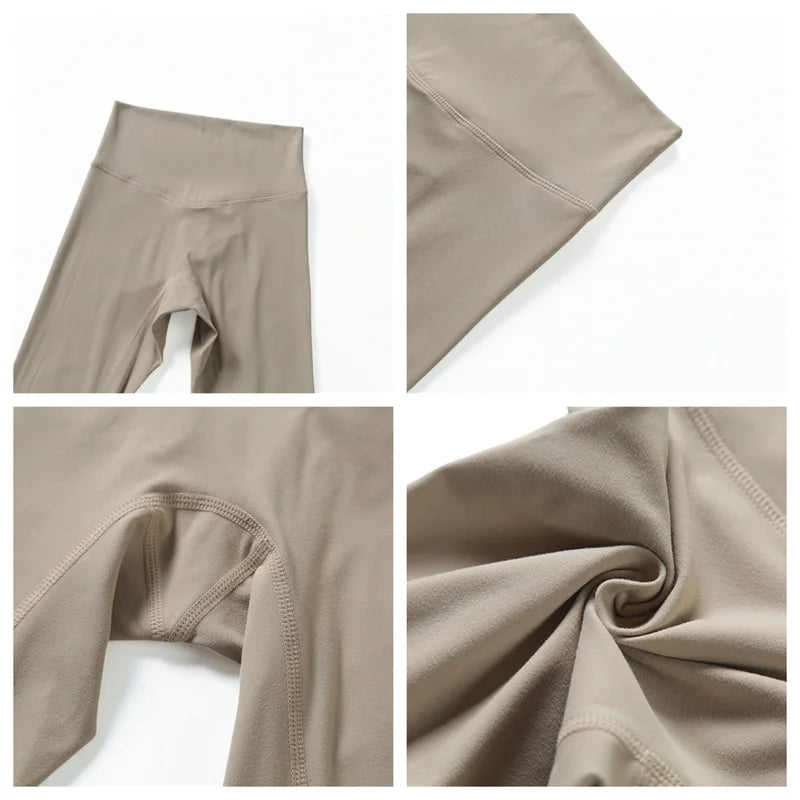 Summer Super Soft Fabrics High Waist Yoga Pants Running Train Tights Women Push Up Sports Leggings Women Breathable Gym Leggings - ATFH