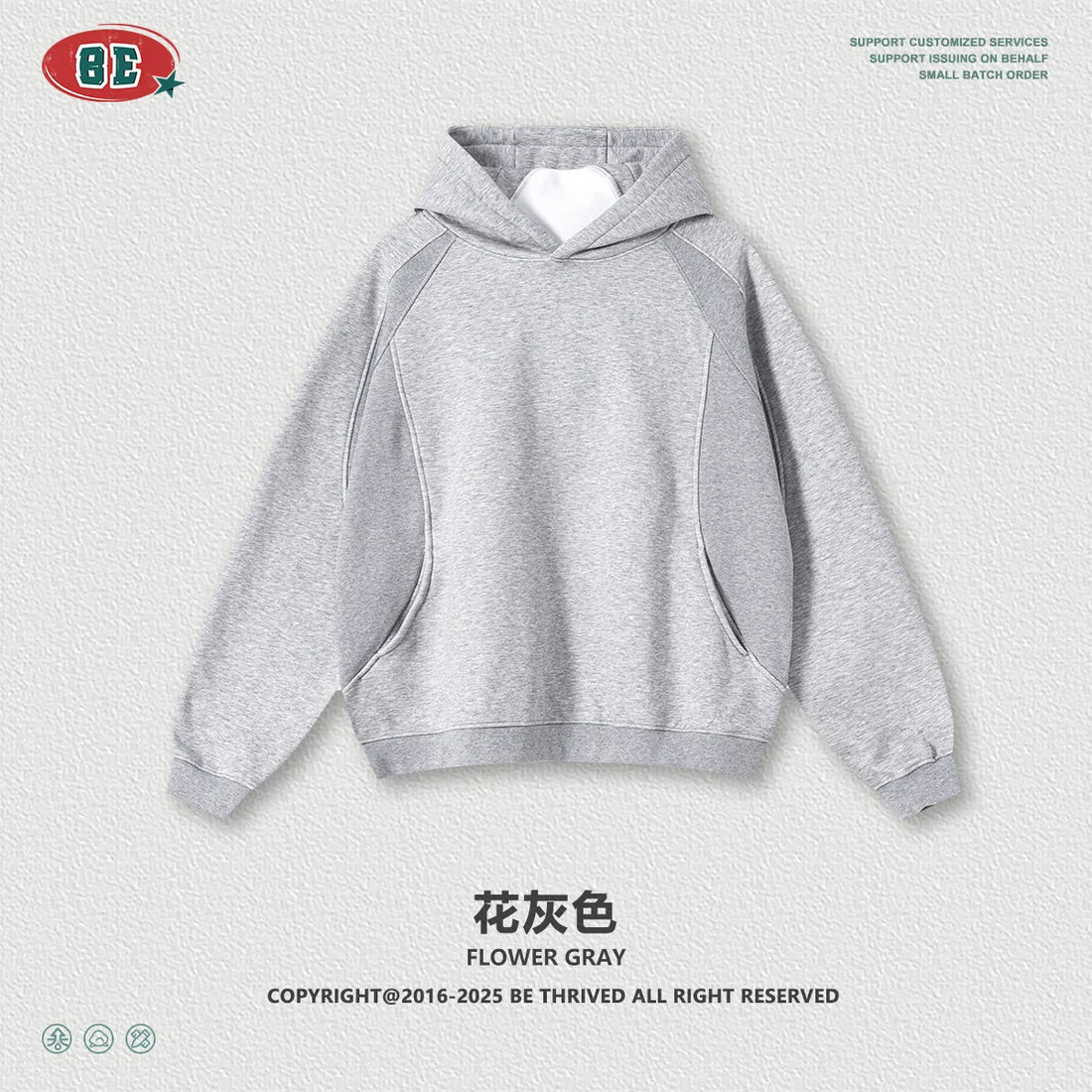 2025 Autumn Winter American Curved Colorblock Fleece Hoodie Men Streetwear Pullover Hoodies Long Sleeve with Pocket Oversized - ATFH