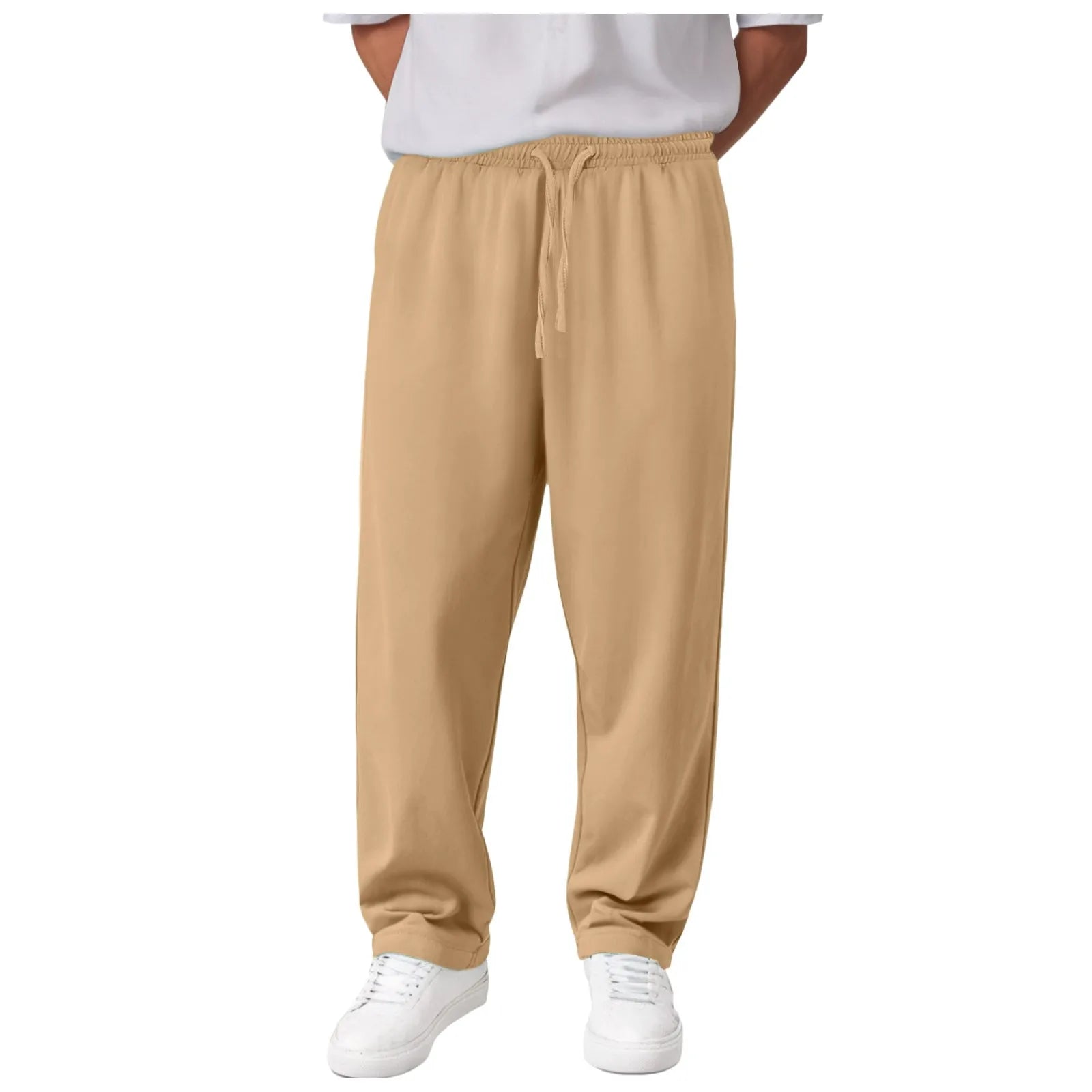Men'S Casual Pants Stretch Waist Mens Sweatpants Open Bottom Sasual Plain Vintage Trousers Pantalones En Oferta Con EnvíO Gratis