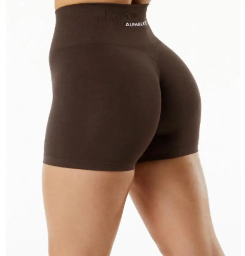 Alphaete Fitness Leggings Women's Gym Sports Tight Running Shorts Hip Three-point Pants Tahsi Fashion House