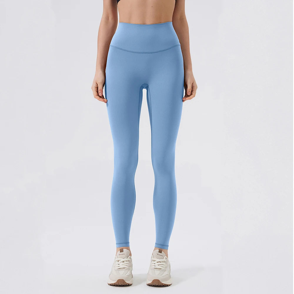 Women Back Waist Pocket High Waist Yoga Legging Women Sport Cropped Pants Butter Athletic Gym Comprehensive Training Jog - ATFH