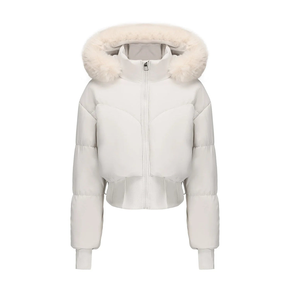 Parkas Women Short Coats Hooded Zipper Full Sleeve Thick Warm Y2k Streetwear Elegant Splice Work Coat Autumn Winter 2025 ATFH