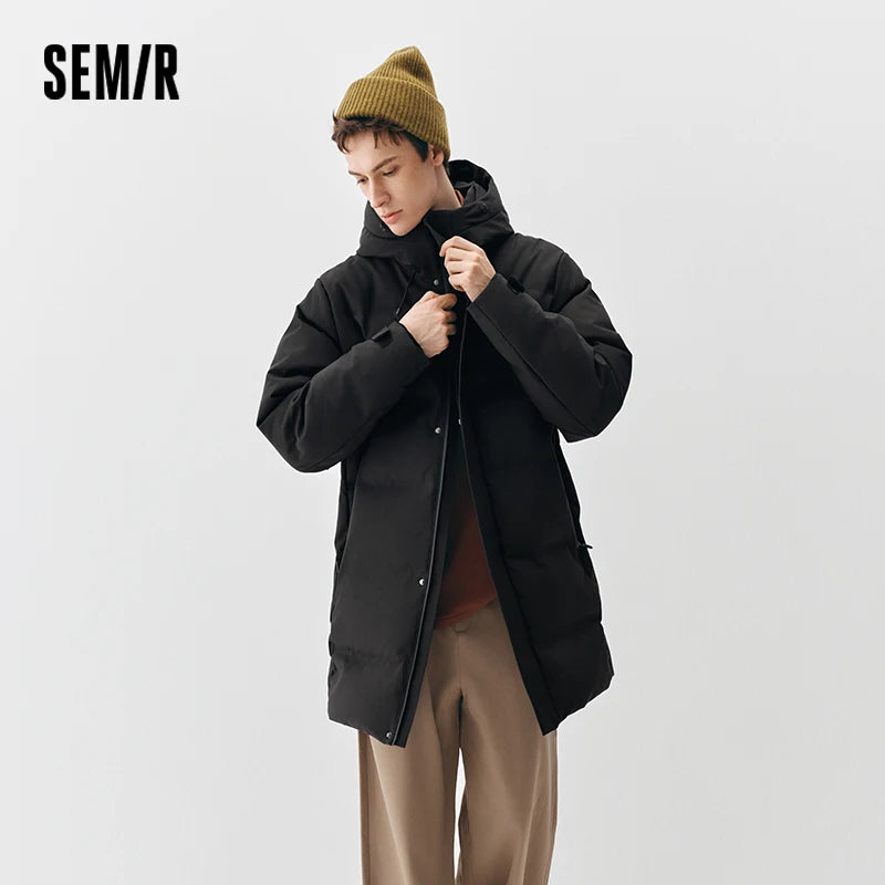 Semir Men Down Jacket Water Repellent 2026 New Winter Daily Wear Urban Casual Style Cold Weather Layering Everyday Wardrobe