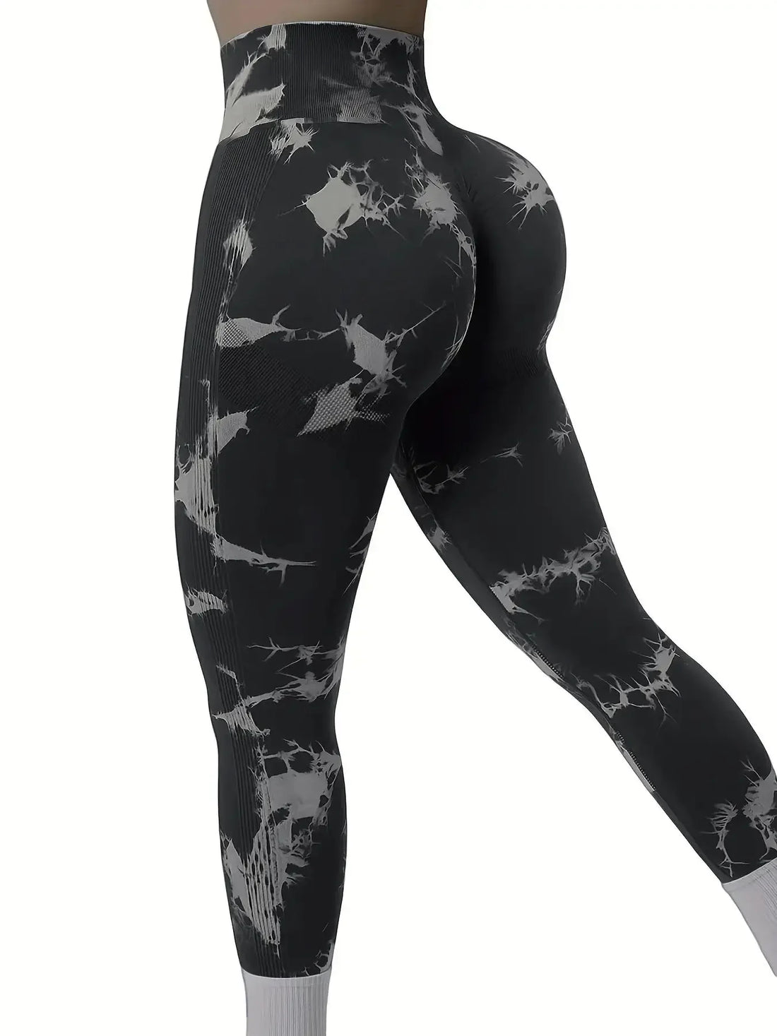 Women's Tie-Dye Seamless Peach Butt High Waist Butt Pants Stretch Fitness Yoga Pants - ATFH